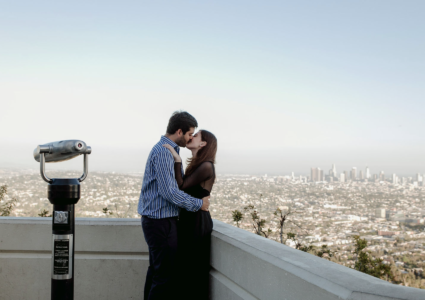 griffith observatory marriage surprise proposal photography